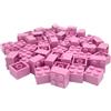 brick1 - Mattoncini Costruzione 2x2 Compatibili, Pezzi da Costruzione per Bambini e Adulti (Rosa) 250 pezzi