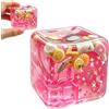Generic Stress Cube Squishys, Palline Antistress Ice Cube, Giocattolo Antistress A Forma Di Cubo, Palla Anti-stress Con Fiocchi, Cube Sensoriale Per Adulti e Bambini