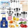 Airlab Frutta Verdura Coltello da Tagliare Cucina Giocattolo Bambini Legno