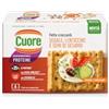 Cuore - Fette Croccanti, Segale, Lenticchie, Semi di Sesamo. Cotte al Forno, 240g (6 Monoporzioni). Ricche di Fibre e Fonte di Proteine, con Olio Cuore e Vitamina B1.