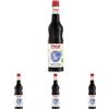 Toschi Zero+ Sciroppo Senza Zuccheri al gusto di Chinotto in Bottiglia di vetro da 560 ml (Confezione da 4)