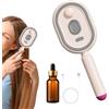 kivrimlarv Spazzola a vapore per capelli, pettine districante ricaricabile per lisciare, piastra per l'umidità, serbatoio 'olio integrato, strumento per lo styling senza fili, accessorio per capelli da