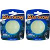Chuckit! 9Vupd/Cu0520020 Max Glow Ball, la Palla Fosforescente per Cani con Un Diametro di 5 Cm, S (Confezione da 2)