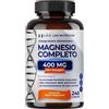 L.E.O LAB Magnesio Completo 400mg 240 Capsule - Magnesio Complex 5 in 1 per la Normale Funzione Muscolare e alla Riduzione della Stanchezza e dell'Affaticamento