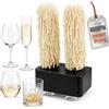 Generic Lucidatore elettrico per bicchieri da vino - Lucidatore per bicchieri da casa, asciugatura istantanea a 600 giri/min, per bar, ristoranti e cucine white