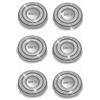 Generico Lama di ricambio, compatibile con Philips, S7310 S7370 S7780 | S7510, SW7700, S5xxx, SH70, acciaio inox, 6 testine di ricambio singole(SH70(9pcs))