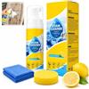 TRMPLX Foam cleaner schiuma spray multiuso, 150 ml con spugna e panno, sgrassante e smacchiatore potente per interni auto, tappeti, divani, materassi, alta prestazione