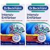 Dr. Beckmann Intensivo decolorante 2 x 200 g | per tutti i tessuti e i colori | rimuove lo scolorimento ostinato e mantiene la brillantezza del colore