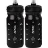 ZEFAL Sense Soft 65 Borraccia Bici e MTB - Senza BPA - Borraccia Sportiva e Ciclismo Inodore e Leggera - 650ml, Nero (Confezione da 2)