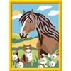 Ravensburger CreArt - Painting by Numbers 25886 - Cavallo e gattino - a partire da 7 anni