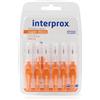 Interprox Super Micro Scovolino Cilindrico Dritto 0.9 mm 6 Scovolini Arancioni