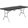 LIFETIME Tavolo Pieghevole Lifetime Nero 183 x 73 x 76 cm