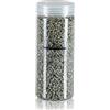 moorg Barattolo di Sassolini Decorativi per Vasi Colore Verde Militare da 1.180 gr, 13 Colori di Sassi Decorativi per Vasi, Pietre Decorative da 2,5-4 mm