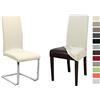 BEAUTEX Set di 2 coprisedia in jersey, elastico, tinta unita, in cotone bielastico, cotone, crema, Onesize Stretch