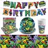 Ruenie 42 PCS Set Stoviglie Compleanno Bambini, Carta Piatti e Bicchieri per Feste, Tovaglioli e Tovaglia Festa