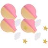 NUOBESTY Mongolfiera 3D Ciondolo con Nuvole E Stelle Decorazioni da Appendere per Feste in Casa Addobbi per Baby Shower San E Matrimonio Ornamenti Riutilizzabili 16.5X7.1 Pollici