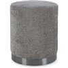 Decor Space Poltrona Pouf Ernestine per interno, con struttura in legno di pino e mdf da Ø35 x 42h cm Frost