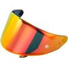 Generico Visiera per casco Suomy Stellar 1 Speedstar 1 Track-1 TX-Pro (Rosso)