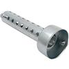 Baceyong Silenziatore di Scarico Moto Argento 42MM, Baceyong 2PCS Universale per Silenziatore di Scarico Moto Deflettore dB Killer Silenziatore Corto (H843641SP2-KB)