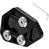 KTDCXUM Per BMW F800S F800ST F800R F800GT R1200S HP2 2009-2014 Moto Cavalletto Laterale Pad Ingrandisci Estensione Di