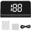 Generico Display Heads Up Per Auto - HUD Parabrezza Automatico | Monitor Velocità Parabrezza | Tachimetro Digitale | Set Proiettore Da 3,64x2,05 Pollici Con Temperato Per Camion Autobus Camper SUV