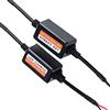 EVGATSAUTO Filtro Cancella Errori, Decoder Fari LED per Auto, 2PCS Decoder Fari LED per Auto Radio Audio Filtro Cancellatore Errori Anti-interferenza per H7