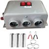 Baceyong 12V 400-600 W Rescaldatore di auto portatile con 2 prese a 3 marcia, scalda riscaldamento a risparmio energetico PTC per defogge di defogge del parabrezza