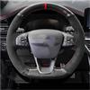 SADHADAH volante Per Ford Per Focus Per Mk4 St Line Per Focus ST 2018 2019 2020 2021 2022 2023 Coprivolante Auto In Treccia Di Carbonio coprivolante(Style5)