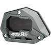 Modeer Per BMW R1250GS Adventure 2018-2023 (non per veicoli ribassati) Motocicletta CNC Supporto Piastra di prolunga Cavalletto Supporto laterale Pad r 1250 gs adv r1250gsa Accessori (Grigio)