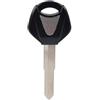 GZYF Chiave nera per moto non tagliata, ricambio per moto, lama non tagliata per Yamaha YZF R1 R6 YZF600 FZ1 FZ6 MT07/09
