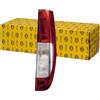 HELLA 2SK 964 596-021 Luce posteriore, Lampadine, cristallino/rosso ECE/CCC, Dx
