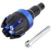 EVGATSAUTO Paratelaio per moto Protezione anticaduta Kit completo Cappucci antiurto in Lega di alluminio CNC(Blu)