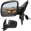 Kistrba Specchietto retrovisore sinistro di ricambio per VW T5 2004-2009 elettrico, set completo con vetro convesso riscaldato, ricambio OE#7E1857507A