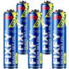 FIXFY 5 in 1 - Sostituzione refrigerante R134a con olio, asciugatrice, sigillante, gas e colorante UV - 6 bombolette da 500 ml per auto riempimento del condizionatore d'aria nei veicoli dal 1995 al