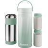 GarveeLife Raffreddatore portatile per latte materno da 22oz con tecnologia di raffreddamento a 360° per 24 ore borsa frigo per latte con 2 biberon per conservazione latte materno per esterni lavoro viaggi
