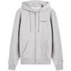 Champion Core Heritage - Felpa da Uomo con Cappuccio e Zip Intera, Blu Navy