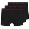 Hugo Boxer da Uomo Boxerbr Triplet Pack 10268005, Nero 001, L