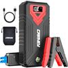 CARHEV Avviatore Batteria Auto, 4000A Avviatore di Emergenza per Auto(fino a 8.0L Benzina o 8.0L Diesel), Booster Avviamento Autos con Torcia a LED, Jump Starter Batteria con USB QC 3.0