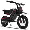 EVERCROSS EV05M Motocicletta Elettrica per Bambini, E-Moto da 150 W, Modalità Velocità 8/16 km/h e Motocicletta Elettrica a Lungo Raggio da 15 km, Moto Cross da 12'' per Bambini