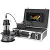 KUYNMCS Fotocamera Fishfinder Da 9 Pollici, Fotocamera Da 1000 TVL | LED a infrarossi impermeabile o pesca sul ghiaccio, lago, mare, acque libere, barca(100M Cable)