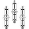 KJHBV Adattatori Vite 1/4 a 3/8 in Lega di Alluminio Argento Set da 3 Montaggio Rapido Facili da Installare per Treppiede e Supporto Flash per Studio Fotografico