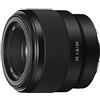Sony SEL50F18F E Mount Full Frame 50 mm F1.8 Prime Lens + Alpha LCS-SC8 DSLR System Case - nero