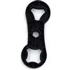 Gatuida Chiave a Mano 2 in 1 per Action Camera Yi 4k Nero Abs | Modelli 5, 5s, 4, 4s, 3+, 3, 2 e 1, Accessorio Manopola, per Serrare e Allentare
