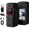 Cossify Fotocamera d'azione leggera da pollice con supporto magnetico, piccola telecamera per il corpo, telecamera di sorveglianza per viaggi e esterni