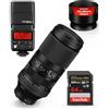 Sigma Obiettivo contemporaneo 100-400mm f/5-6.3 DG DN OS per Sony E | Obiettivo E-Mount/formato full-frame, quattro elementi SLD, stabilizzazione dell'immagine del sistema operativo, flash Godox
