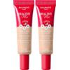 Bourjois BB Cream Healthy Mix, Crema Idratante Colorata Uniformante a Lunga Durata, con Vitamine C & E di Origine Naturale, Light Medium 003 (Confezione da 2)