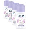 Lycia, Balance Deodorante Roll On con Fragranza da Tecnologia Certificata, Migliora il Benessere, Efficacia fino a 48H, Senza Alcool, 50 ml (Confezione da 4)