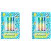 Lip Smacker, Back to School Collection, Spiral Notebook Lip Balm Trio, 3 Pezzi Set Balsamo Labbra con Quaderno a Spirale, Burrocacao per Bambini, Blu (Confezione da 2)