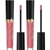 Max Factor, Rossetto Matte Liquido Lipfinity Velvet, Idratante, Waterproof e No Transfer, 20 Coco Creme (Confezione da 2)