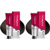 Vitalcare | Professional - Colorazione Permanente Professionale, Crema Colorante Capelli, Tintura Capelli con Proteine della Seta, n° 5/00, Castano Chiaro, 100ml (Confezione da 2)